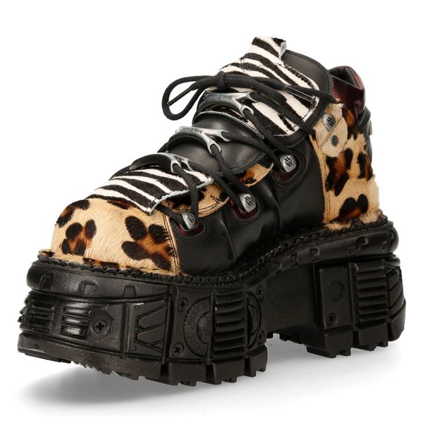 Newrock M-MET014-C1 Leopard & zebra schoen - Babashope - 8