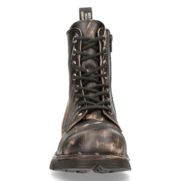 Newrock M.newmili083-S6 Vintage raspado military Boots - Babashope - 9