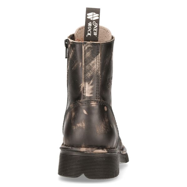 Newrock M.newmili083-S6 Vintage raspado military Boots - Babashope - 9