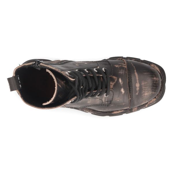 Newrock M.newmili083-S6 Vintage raspado military Boots - Babashope - 9