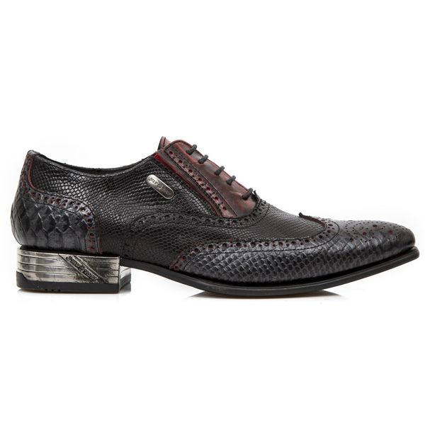 Newrock M.NW136-S8 Python lederen heren schoen - Babashope - 8