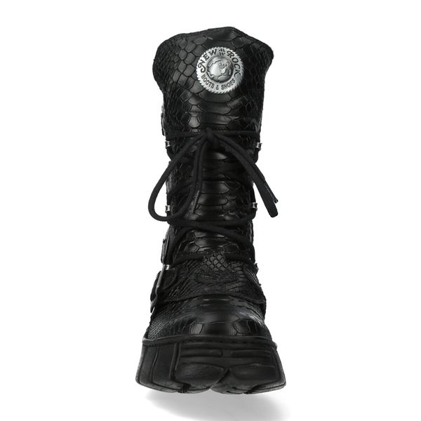 Newrock M-WALL028B-S2 Python snake boots - Babashope - 8