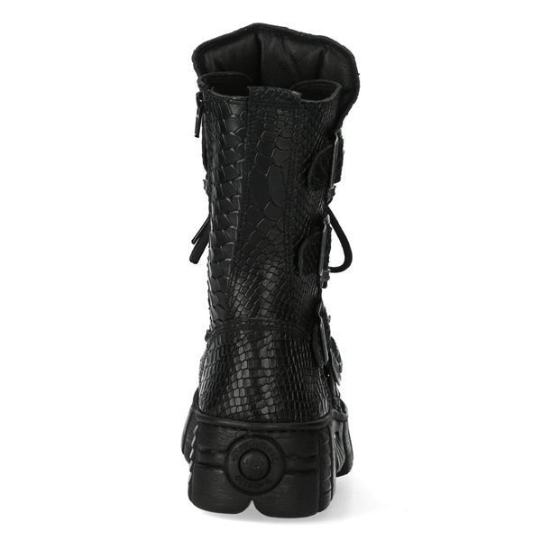 Newrock M-WALL028B-S2 Python snake boots - Babashope - 8