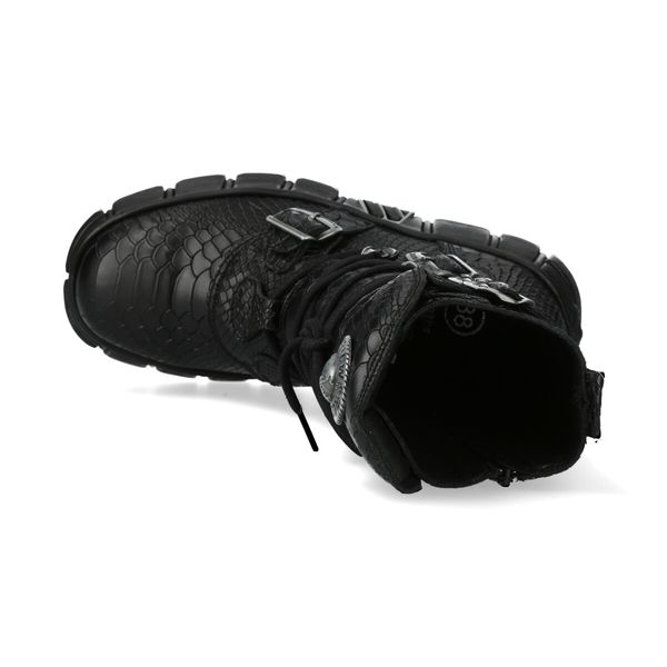 Newrock M-WALL028B-S2 Python snake boots - Babashope - 8