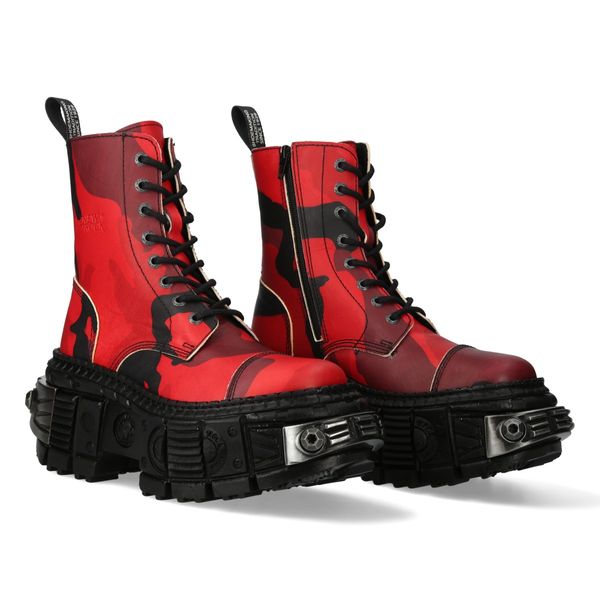 Newrock M-WALL126-S5 Red camou boots - Babashope - 7