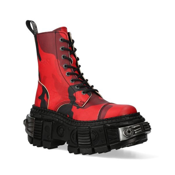 Newrock M-WALL126-S5 Red camou boots - Babashope - 7