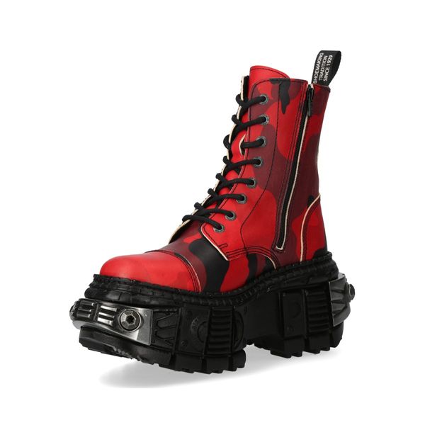 Newrock M-WALL126-S5 Red camou boots - Babashope - 7