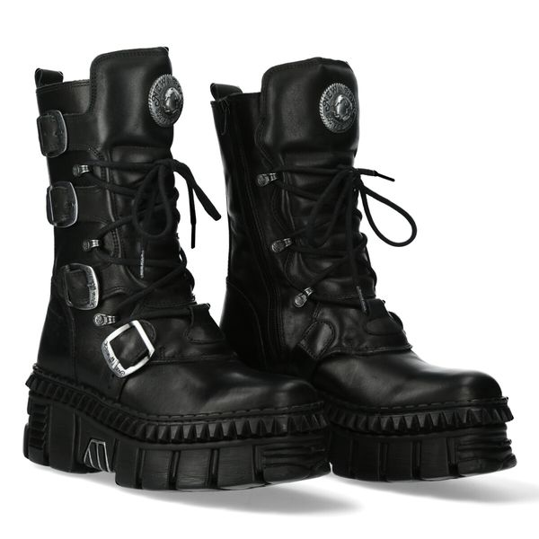 Newrock M-WALL1473-S6 Buckle boots - Babashope - 8