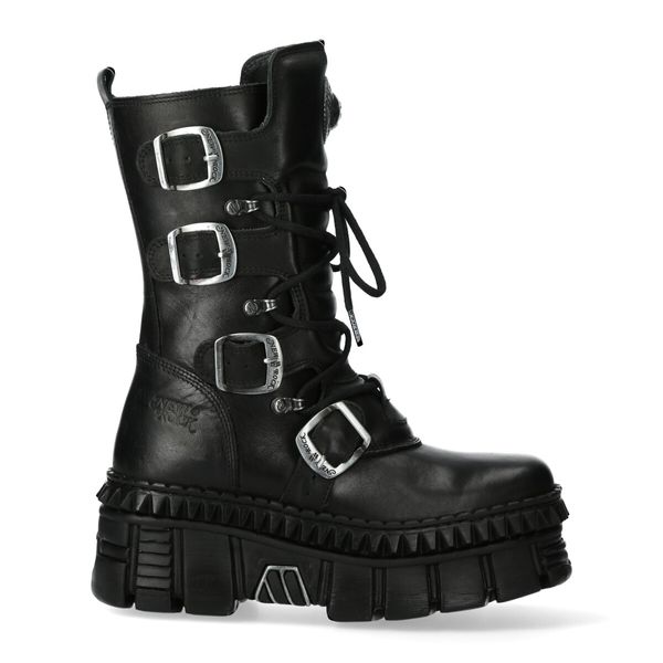 Newrock M-WALL1473-S6 Buckle boots - Babashope - 8