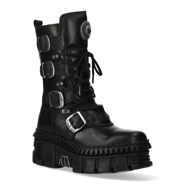 Newrock M-WALL1473-S6 Buckle boots - Babashope - 8