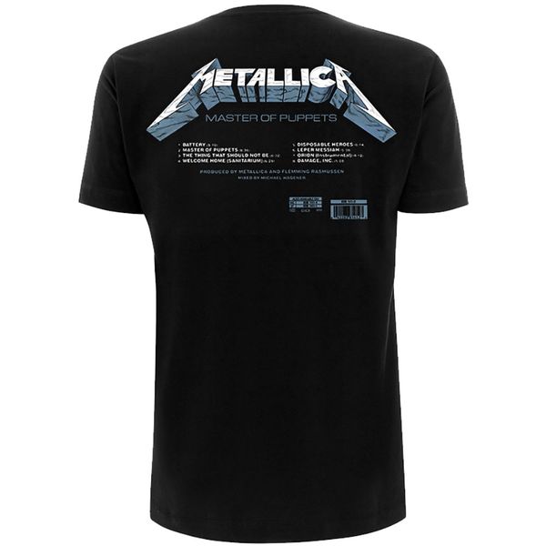 Metallica master of puppets (tracks) backprint T-shirt - Babashope - 3
