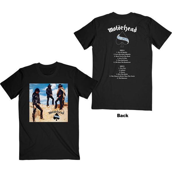 Motorhead Ace of spades tracklist (backprint) T-shirt - Babashope - 3