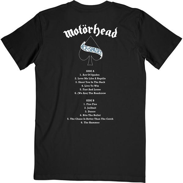 Motorhead Ace of spades tracklist (backprint) T-shirt - Babashope - 3