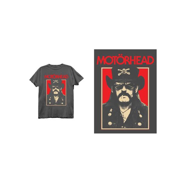 Motorhead Lemmy RJ T-shirt (antraciet grijs) - Babashope - 3