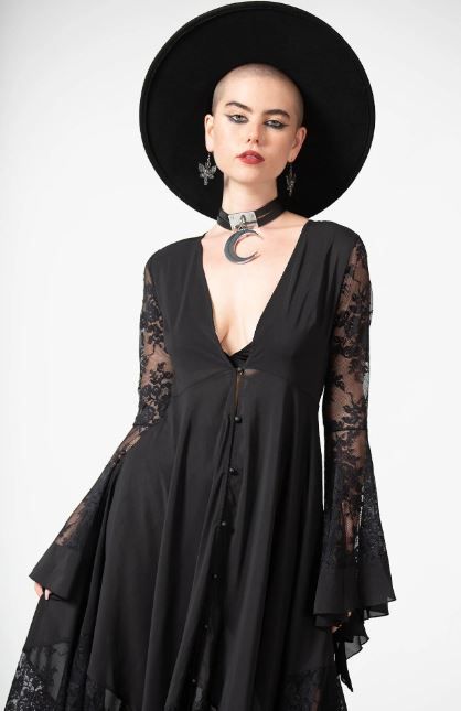 Misty night goth jurk - Babashope - 7