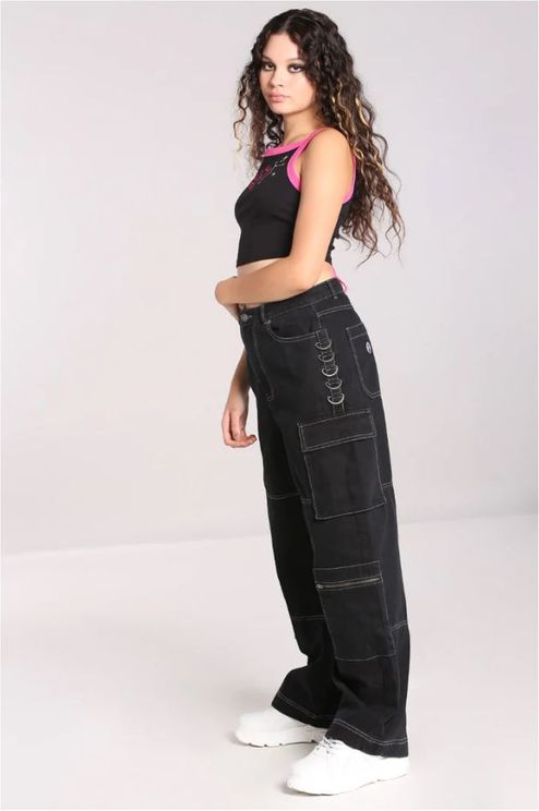 Hell bunny cameron jeans zwart - Babashope - 7