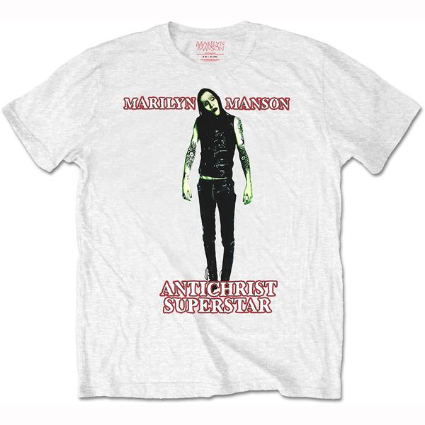Marilyn Manson Antichrist T-shirt (white) - Babashope - 2