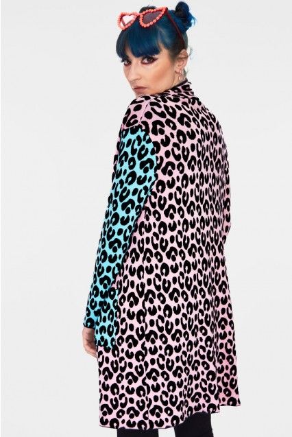 Multi-Pastel Leopard Print Cardigan - Babashope - 9