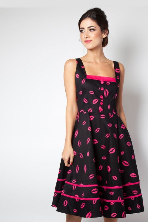 Nicki lipstick 50's rockabilly jurk - Babashope - 5