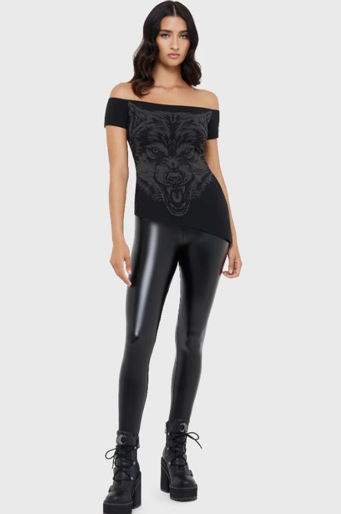 Killstar Nocturnal Wolf top - Babashope - 4