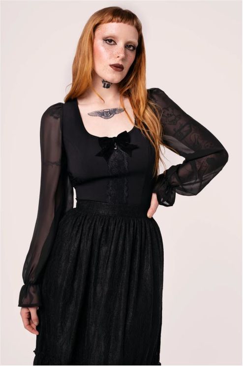 Hell bunny Nocturnal top - Babashope - 4