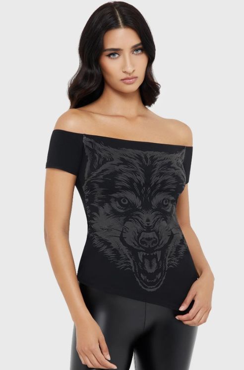 Killstar Nocturnal Wolf top - Babashope - 4