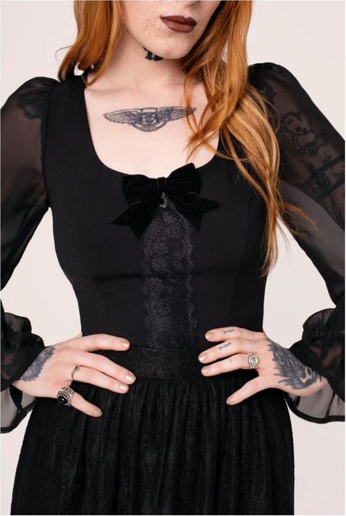 Hell bunny Nocturnal top - Babashope - 4
