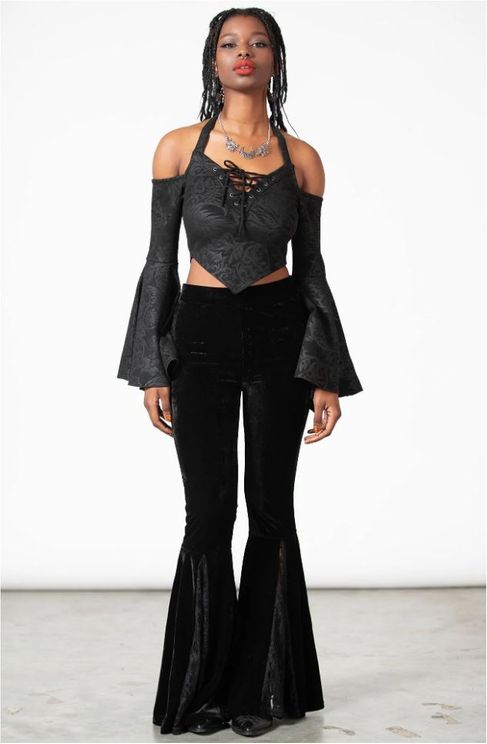 Periwinkle crop top - Babashope - 5
