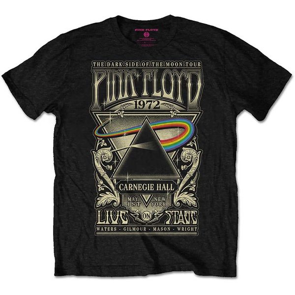 Pink floyd Carnegie hall poster T-shirt - Babashope - 2