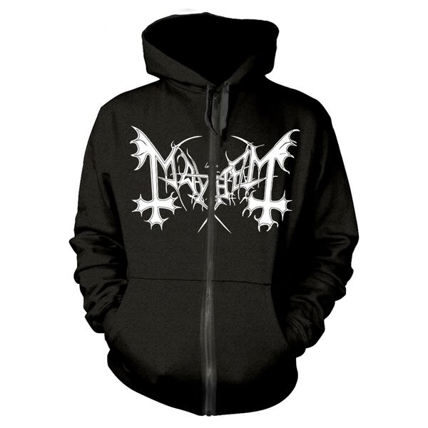 Mayhem De mysteriis dom sathanas sweater met capuchon & rits - Babashope - 2