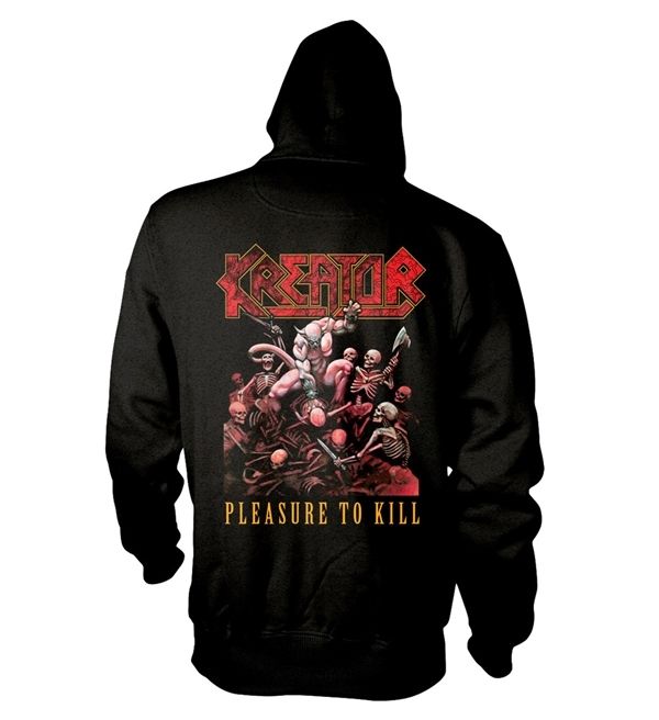 Kreator pleasure to kill Sweater met rits - Babashope - 2