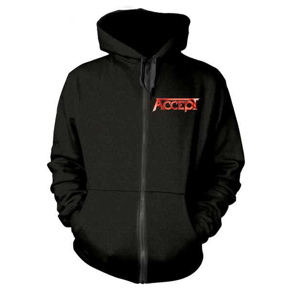 Accept Flying V Hooded sweater met rits - Babashope - 3