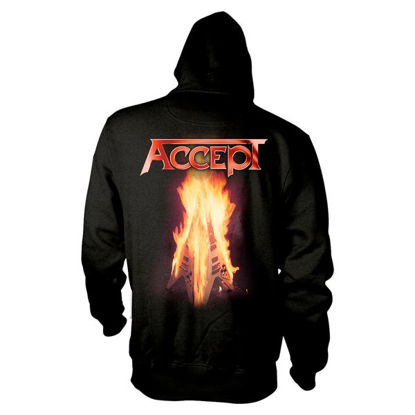 Accept Flying V Hooded sweater met rits - Babashope - 3