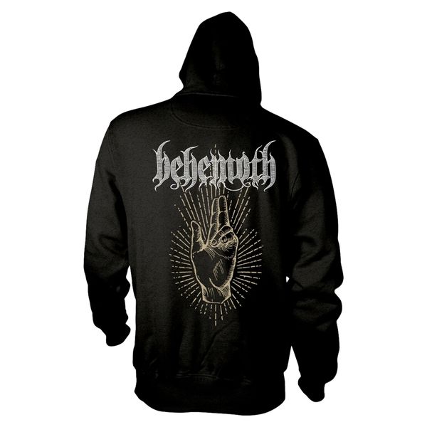 Behemoth Lucifer sweater met capuchon & rits - Babashope - 3