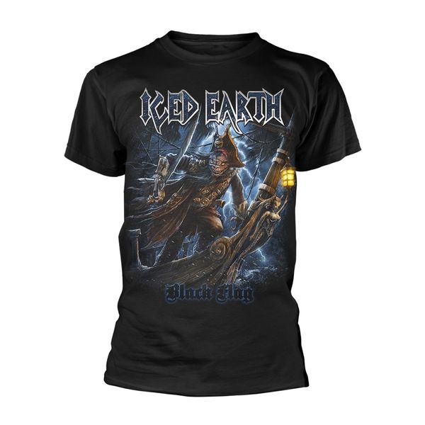 Iced earth Black flag T-shirt - Babashope - 3