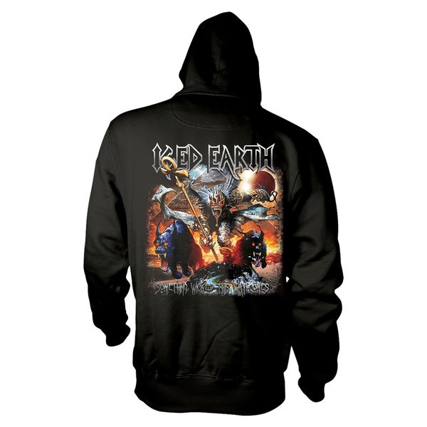 Iced earth something wicked Hooded sweater - Babashope - 3