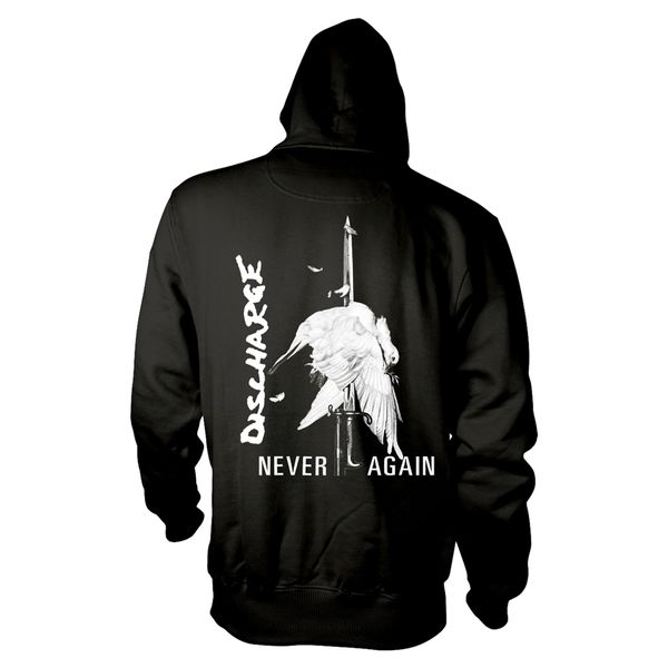 Discharge Never again Hooded sweater - Babashope - 3