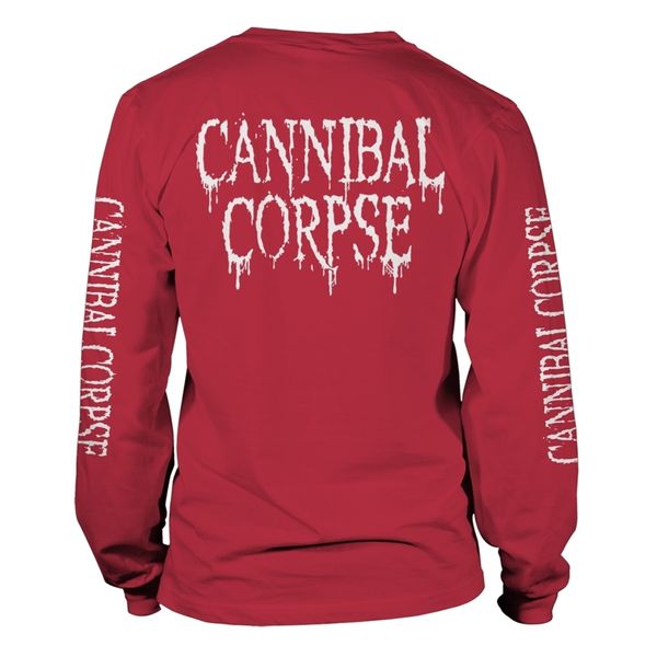 Cannibal Corpse Skulls (red) Longsleeve t-shirt - Babashope - 3