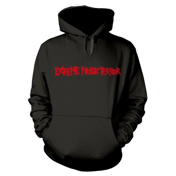 Extreme noise terror logo hooded sweater - Babashope - 3