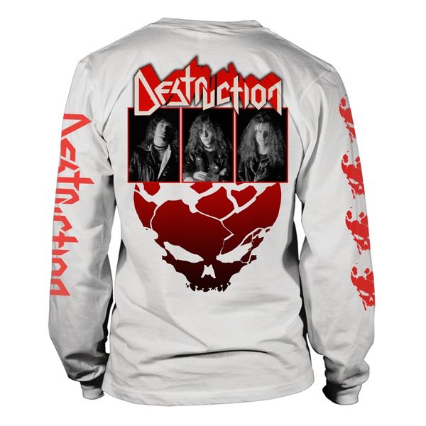Destruction eternal devastation (blk/white) Longsleeved t-shirt - Babashope - 3