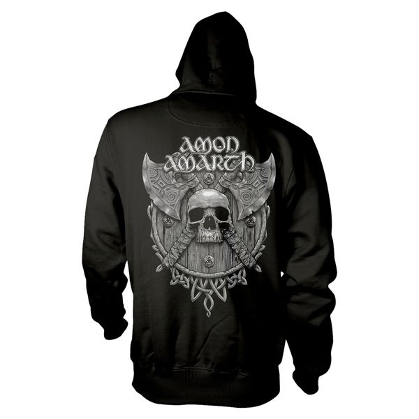 Amon amarth Hoodie Grey skull - Babashope - 3