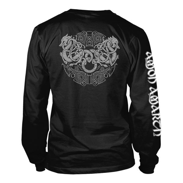 Amon amarth Grey Skull Longsleeve - Babashope - 3