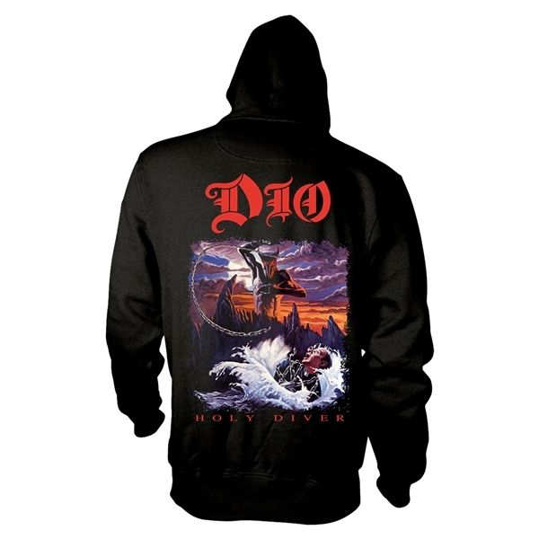 Dio Holy diver sweater met capuchon en rits - Babashope - 2