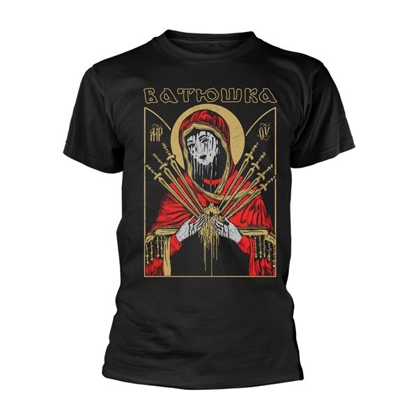 Bathuska Maria II (red) T-shirt front+backprint - Babashope - 2