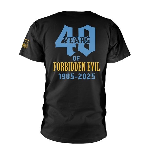 Forbidden 40 years of evil T-shirt front+backprint - Babashope - 2