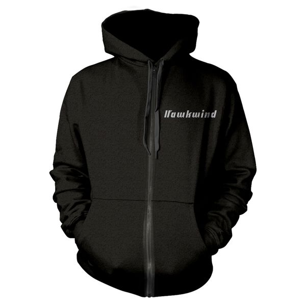 Hawkwind Doremi (silver) Hooded Sweater met rits - Babashope - 3
