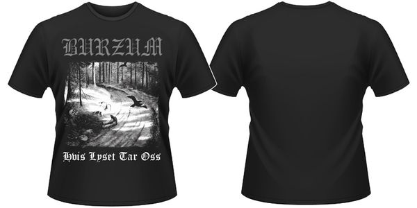  HVIS LYSET TAR OSS  by BURZUM - T-Shirt - Official Metalmerch - Babashope - 2