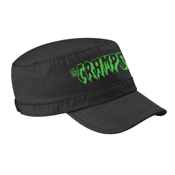 The Cramps Green Logo Army Cap - Babashope - 2