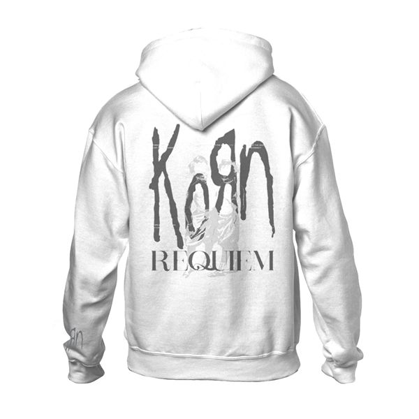 Korn Requiem Sweater met capuchon (Wit) - Babashope - 2