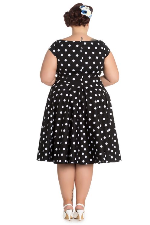 Hellbunny Nicky Fifties Dress Polkadot - Babashope - 7